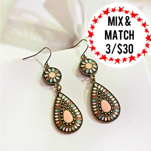 Fashion Jewelry Jewelry - 🔹️Boho Dangle Spring Colors Earrings